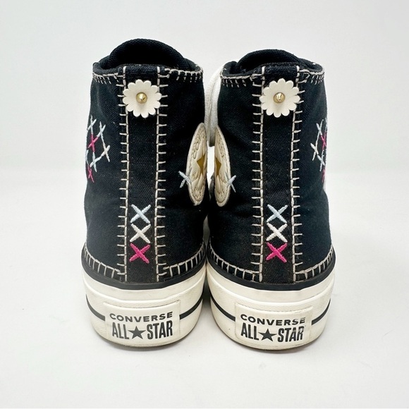 Converse All Star Lift High Top Stitch Sneakers - Picture 3 of 7